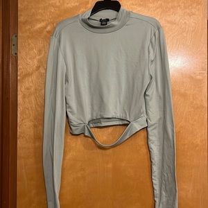 Light pastel green crop top from Rue21